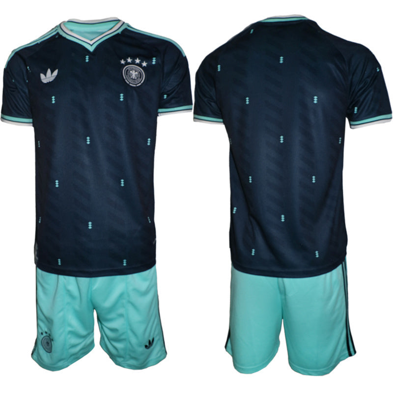 Germany Blank Navy 2026 Away Soccer Jersey Suit