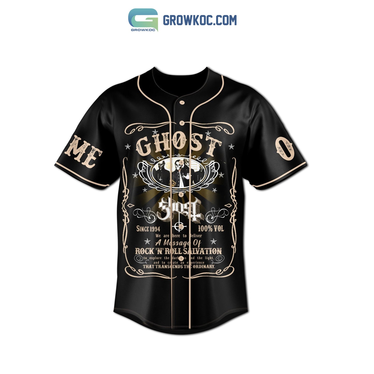 Ghost Band Re Impera Tour USA 2023 Personalized Baseball Jersey