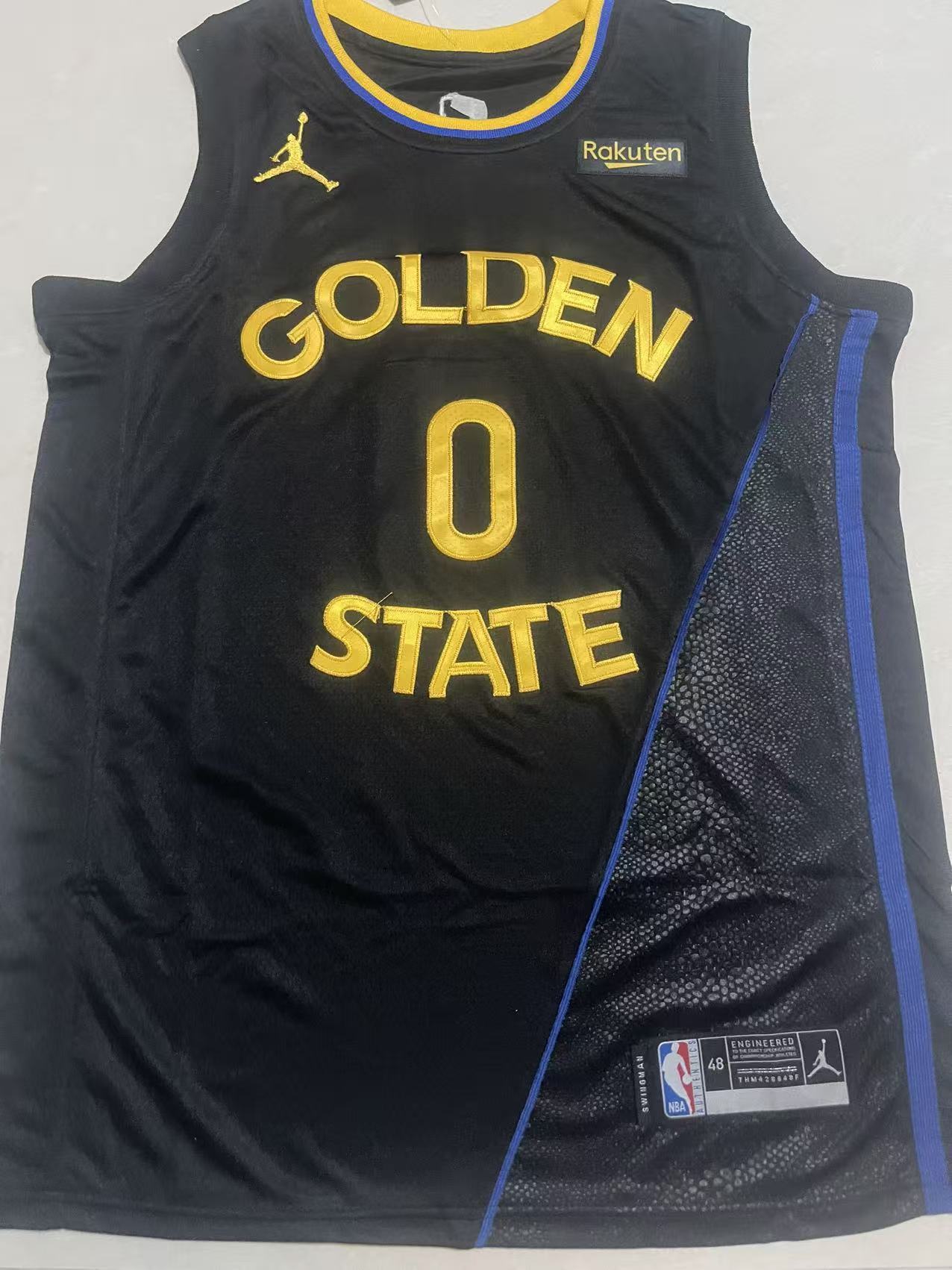 Golden State Warriors #0 Gary Payton II Warriors 0 # Black Style 2