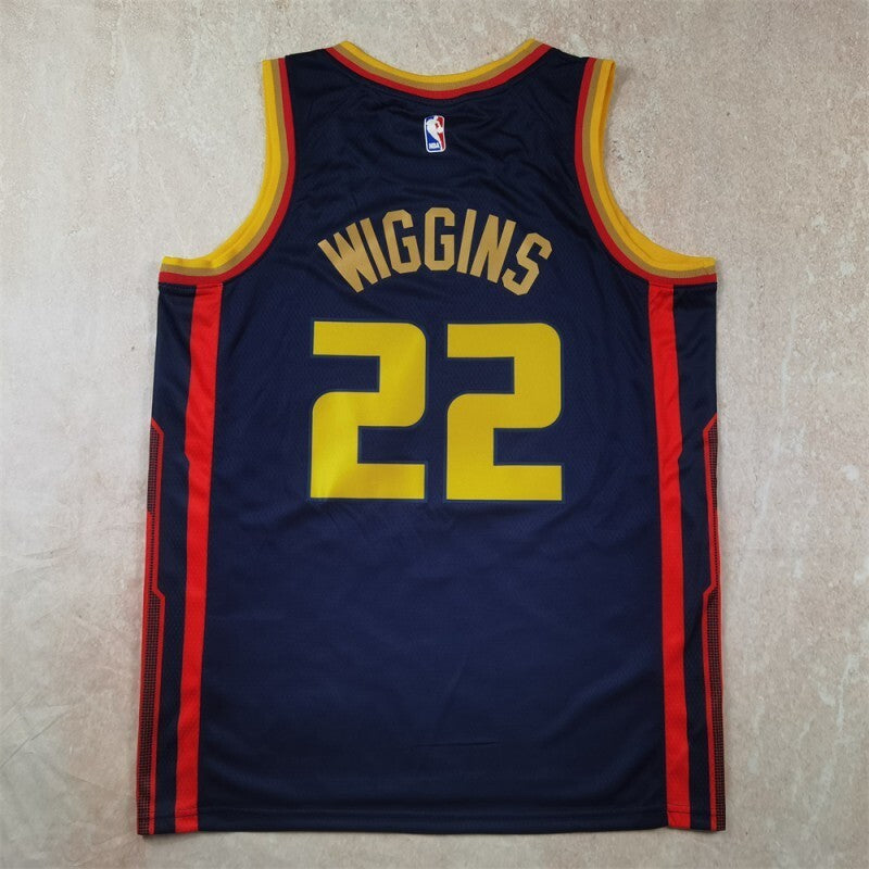 Golden State Warriors #22 Andrew Wiggins Hot Press Warriors Style 1