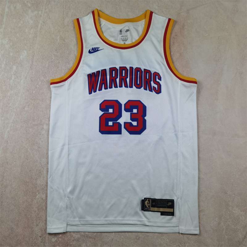Golden State Warriors #23 Draymond Green Hot Press Warriors 23 Classic White s-xxl Style 2