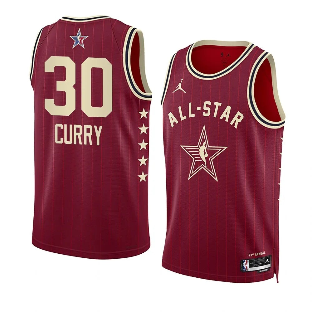 Golden State Warriors #30 Stephen Curry 2024 NBA All-Star Swingman Jersey Style 1