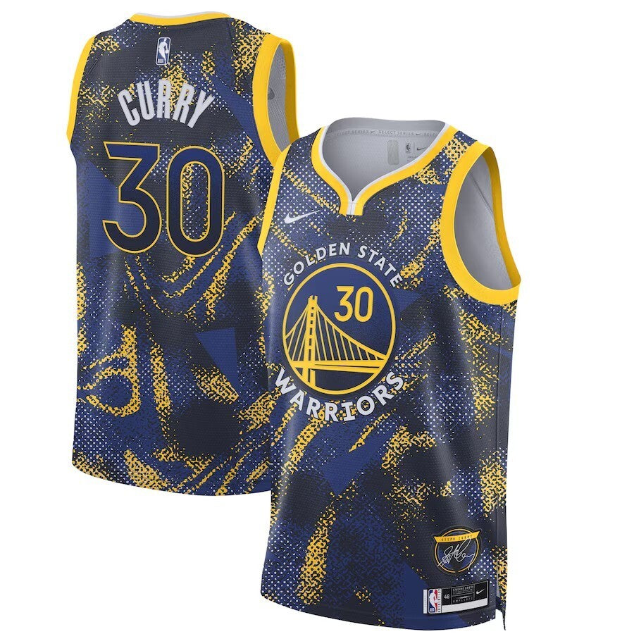 Golden State Warriors #30 Stephen Curry Unisex 2025 Select Series Swingman Player Jersey - Royal