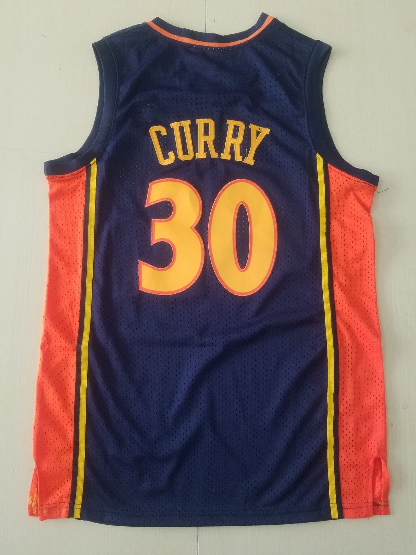 Golden State Warriors #30 Stephen Curry Warriors 30 Retro Black S-XXL Style 1