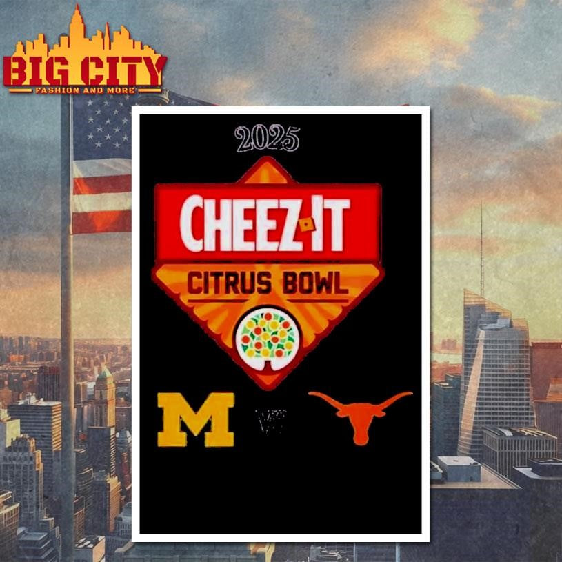 Good Texas Longhorns Vs Michigan Wolverines 2025 Cheez-It Citrus Bowl Shirt