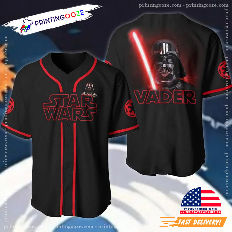 Halloween Darth Vader Baseball Jersey