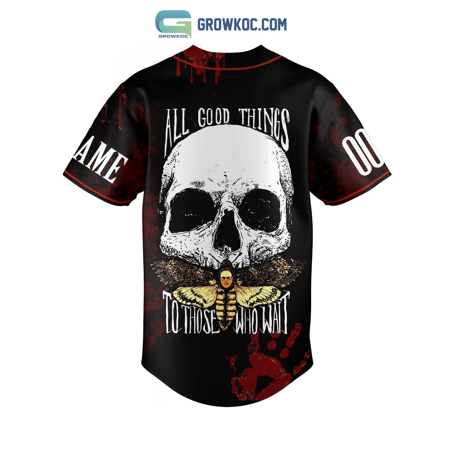 Hannibal Lecter’s Nice Chianti Serve With Liver And Fava Beans Personalized Baseball Jersey