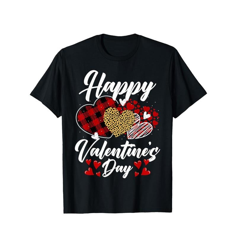 Happy Valentine'S Day Funny Valentines Day Novelty Graphic Printed Tee, Short Sleeve Boys Valentine'S Day T-Shirt for...