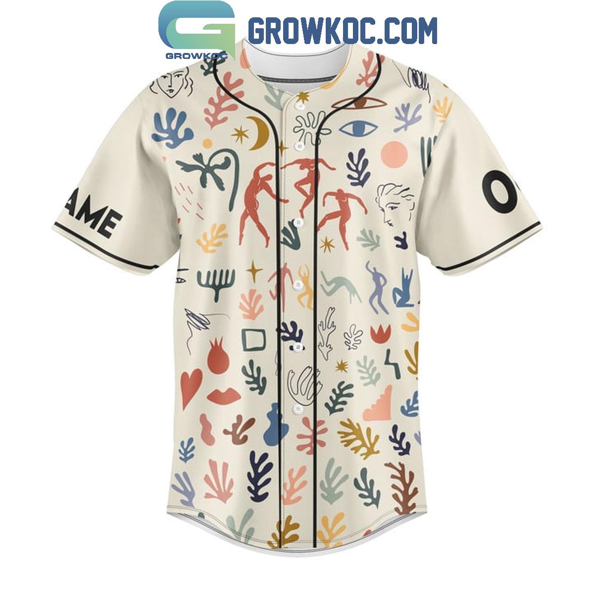 Henri Matisse Creativity Takes Courage Personalized Baseball Jersey