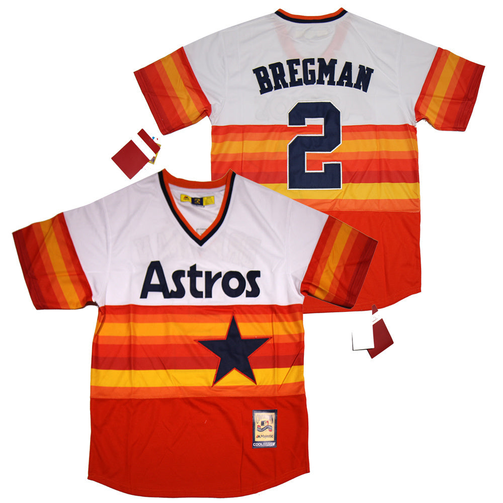 Houston Astros #2 Alex Bregman Astros 2 Fan Retro