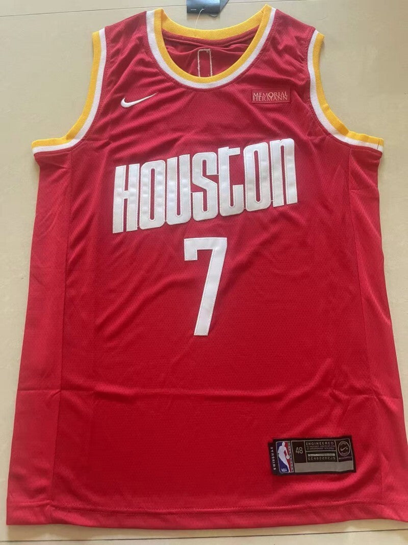Houston Rockets #7 Kevin Durant Rockets Team 7 # Red Style 2
