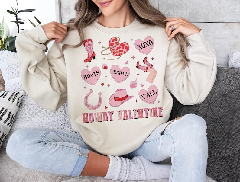 Howdy Valentine , Western Valentines , Cowgirl Valentines , Conversation Hearts , Retro Valentines ,Disco Ball Valentines...
