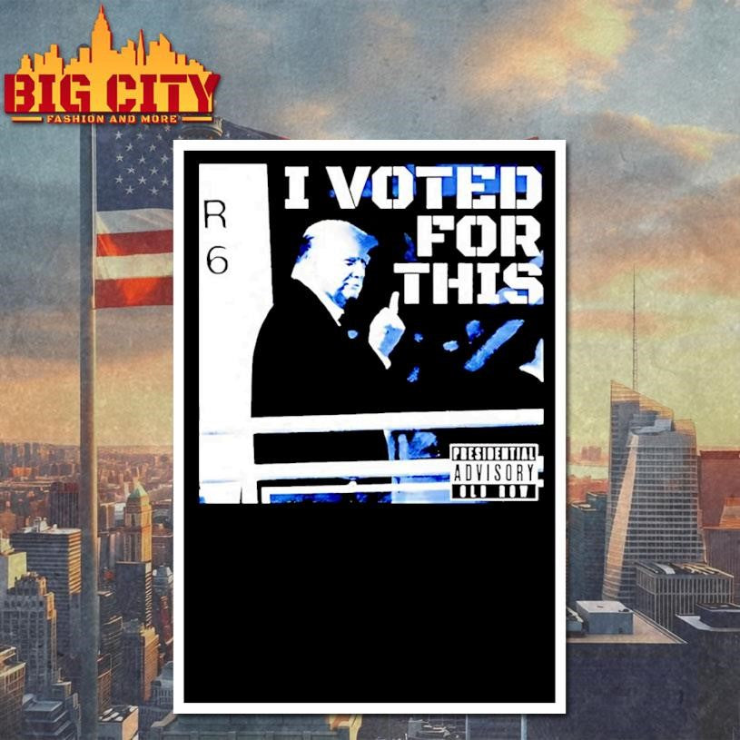 I Voted For This Trump Middle Finger Shirt