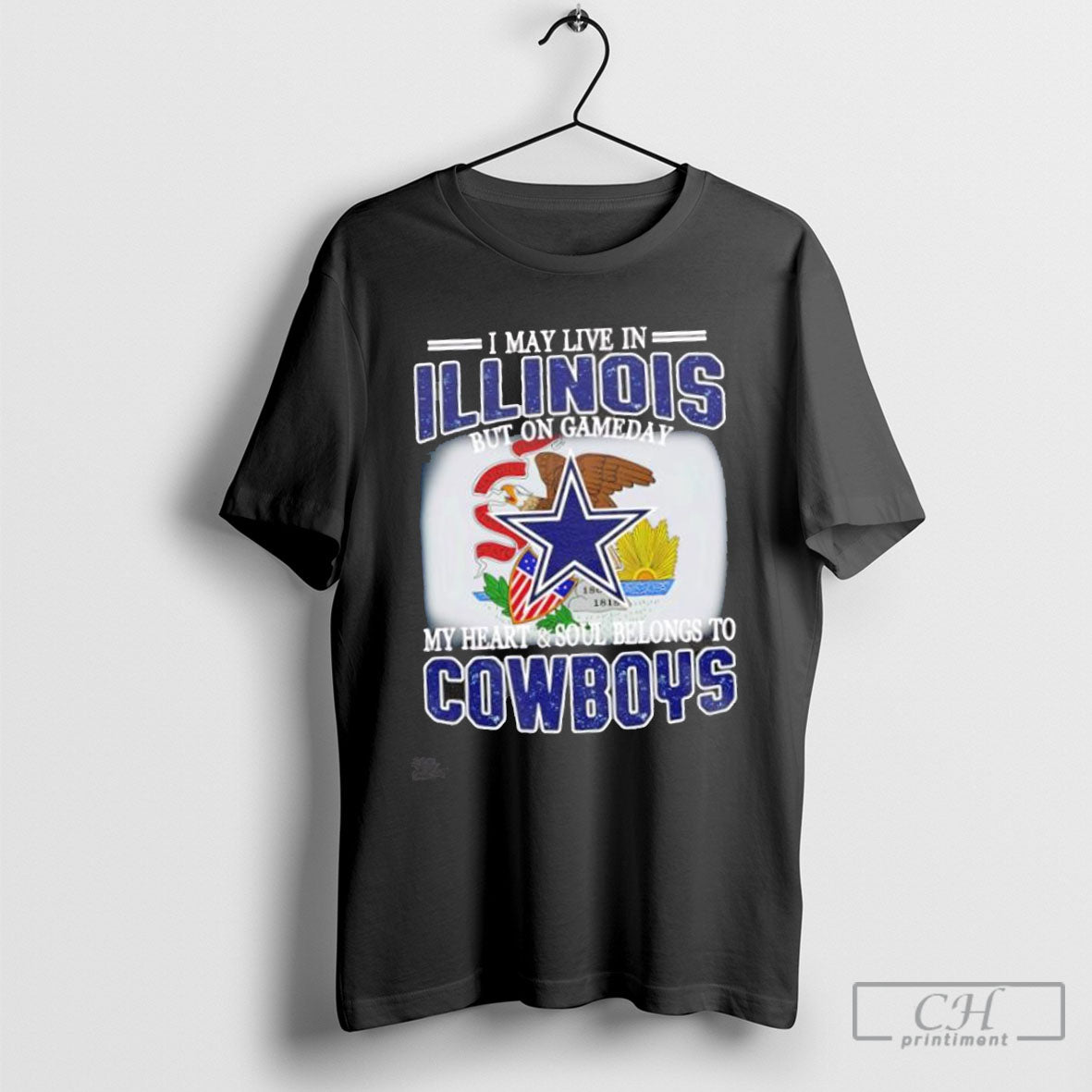 I Live In Illinois And On Gameday My Heart And Soul Belongs To Dallas Cowboys