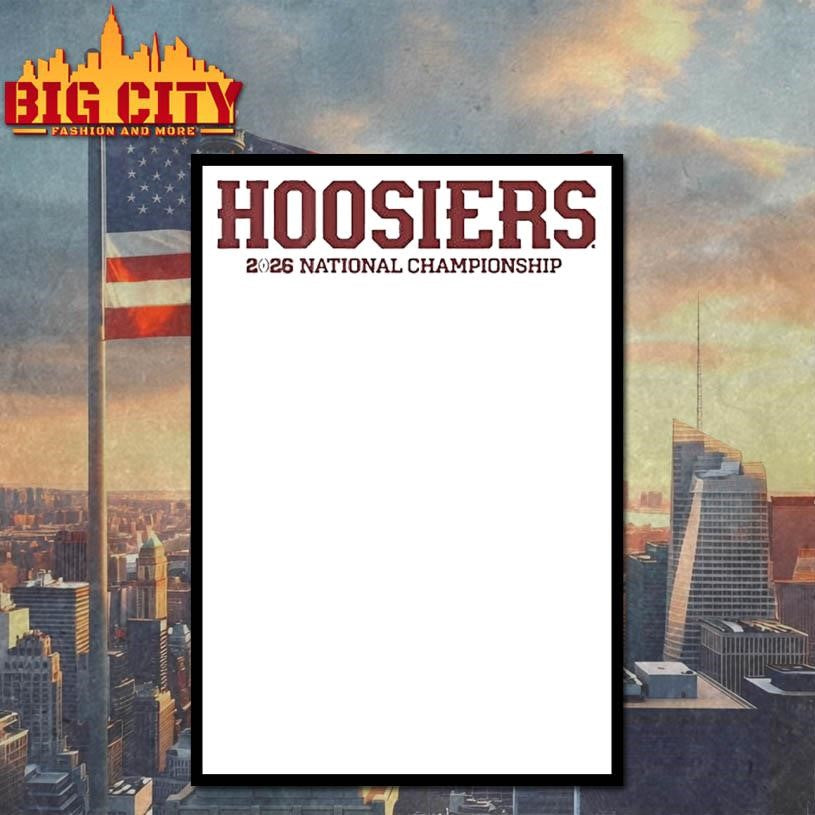 Indiana Football Cfp 2026 National Championship Game Hoosiers Shirt