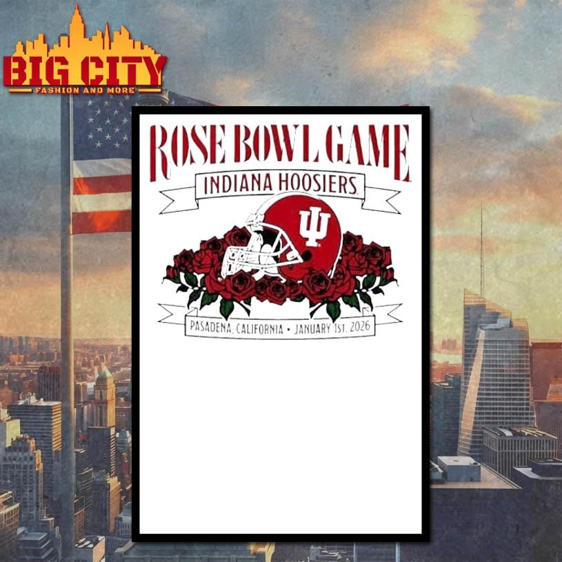 Indiana Football Rose Bowl Game January 2026 Shirt