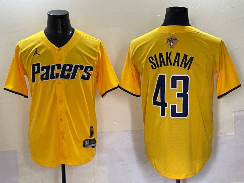 Indiana Pacers #43 Pascal Siakam nba Collaboration Style 5