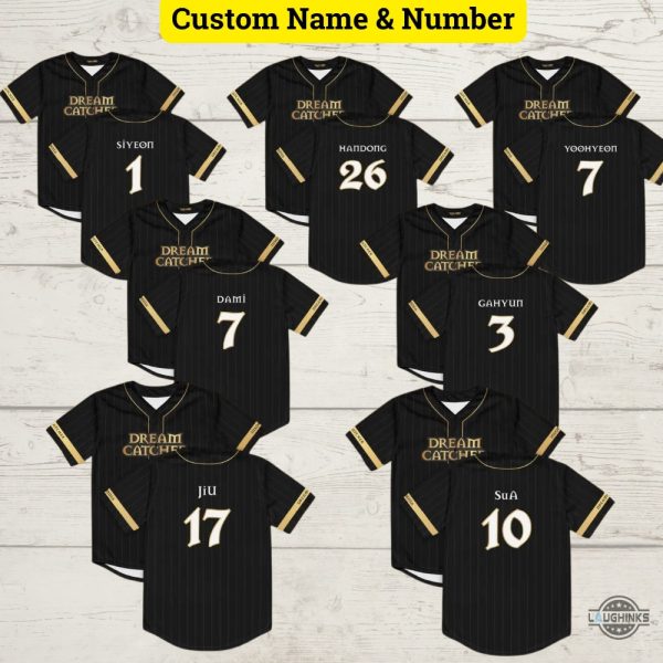 Insomnia Dreamcatcher Baseball Jersey Shirt Custom Member Bias Jiu Sua Siyeon Handong Yoohyeon Dami Gahyun Kpop Tour 2024 Fan Gift