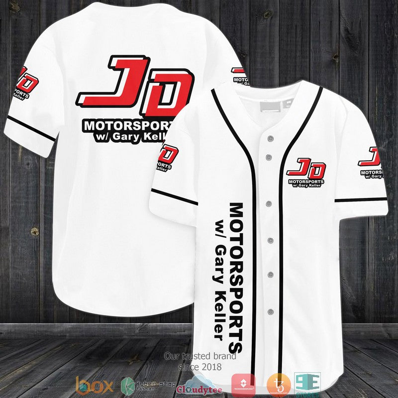 BEST JD Motorsports Car Team Baseball Jersey