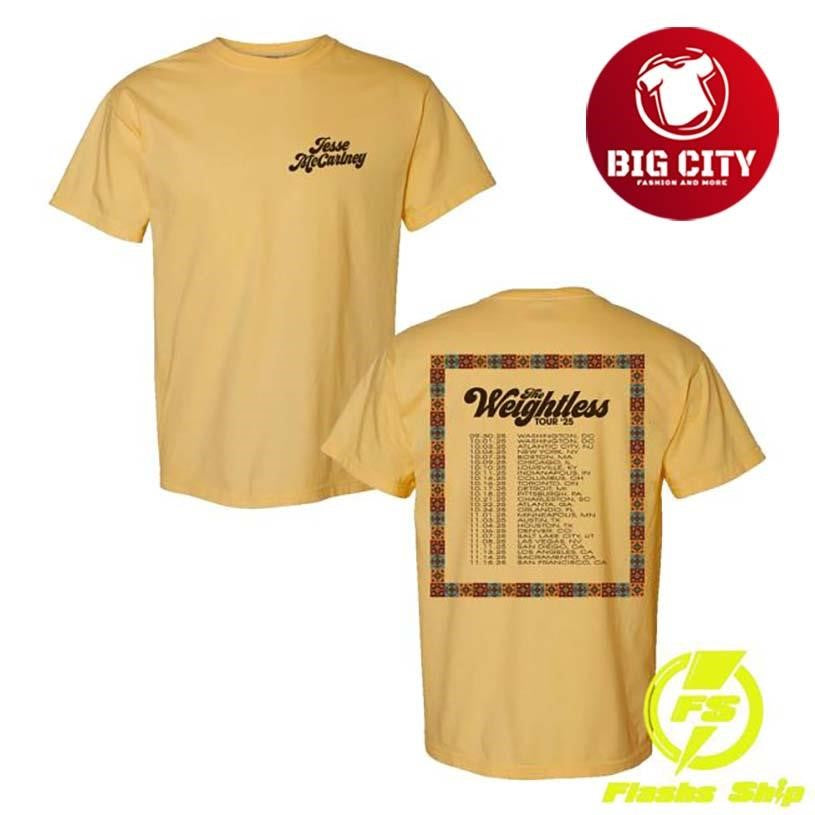 Jesse Mccartney Tile Tour Two Sided Shirt