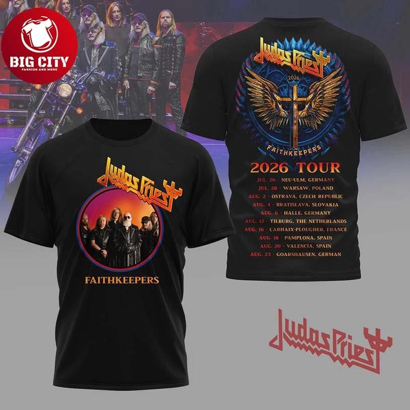 Judas Pries Tour 2026 All Over Print Two Sided Shirt