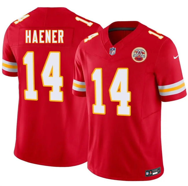 Kansas City Chiefs #14 Jake Haener Red 2026 F.U.S.E. Vapor Untouchable Limited
