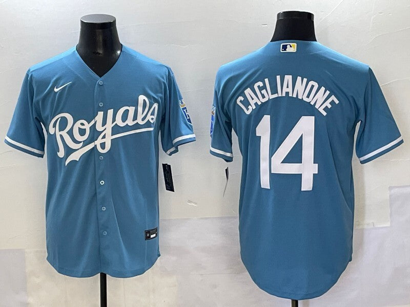 Kansas City Royals #14 Jac Caglianone Royals Adult Style 2