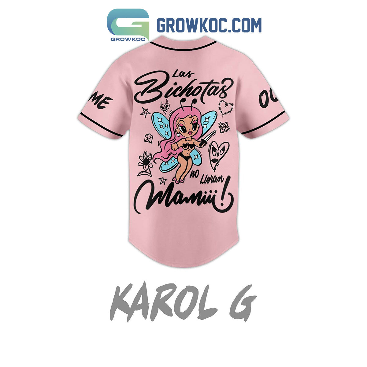 Karol G Bichota Las Bichotas Mami Personalized Baseball Jersey