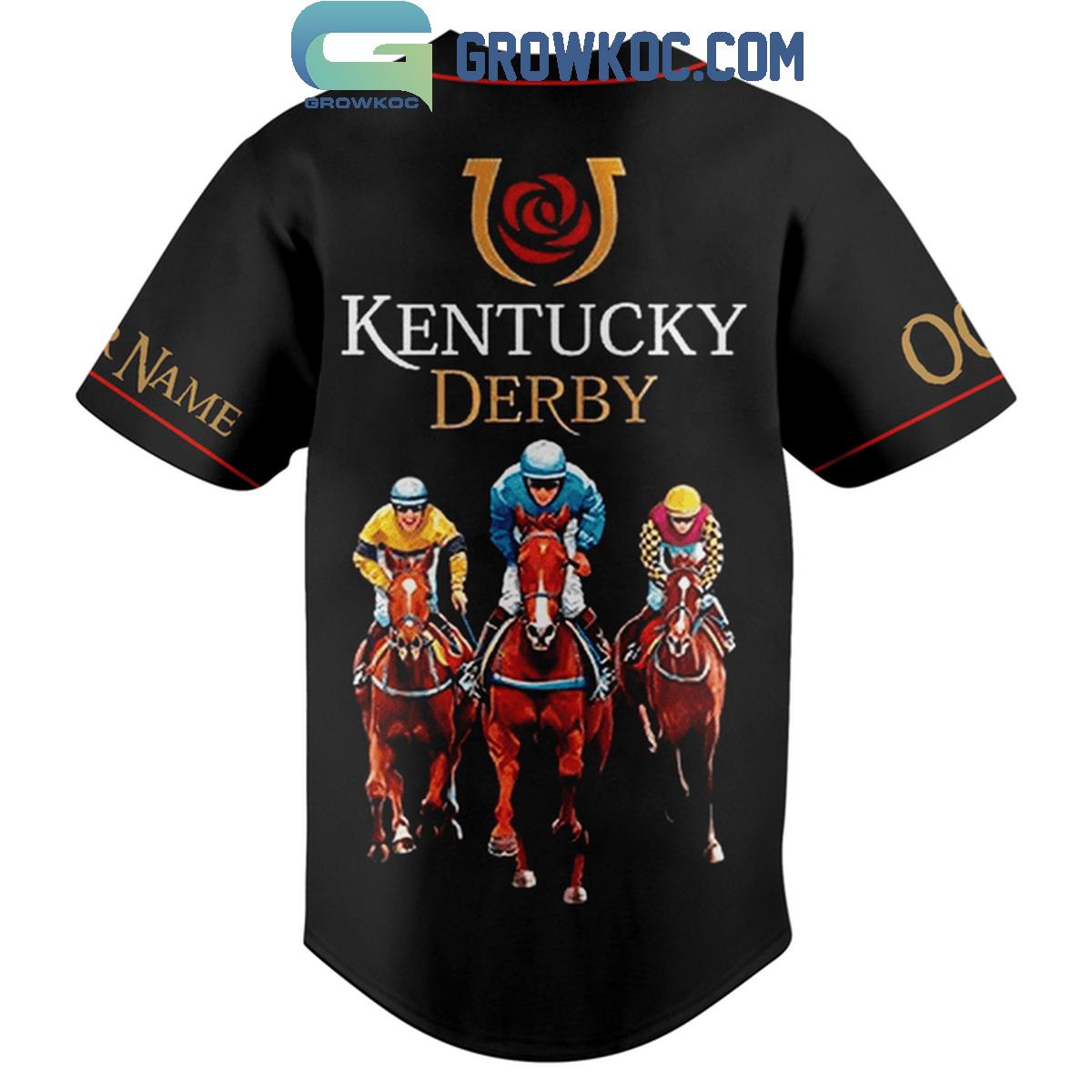 Kentucky Derby 150 Years Of Anniversary Personalized Baseball Jersey