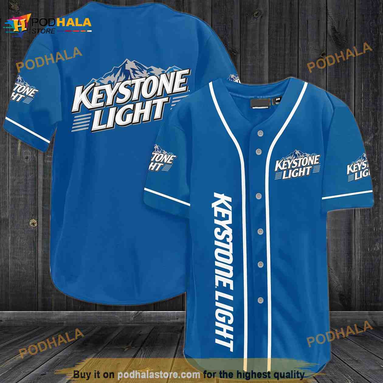 Keystone Light 3D Baseball Jersey
