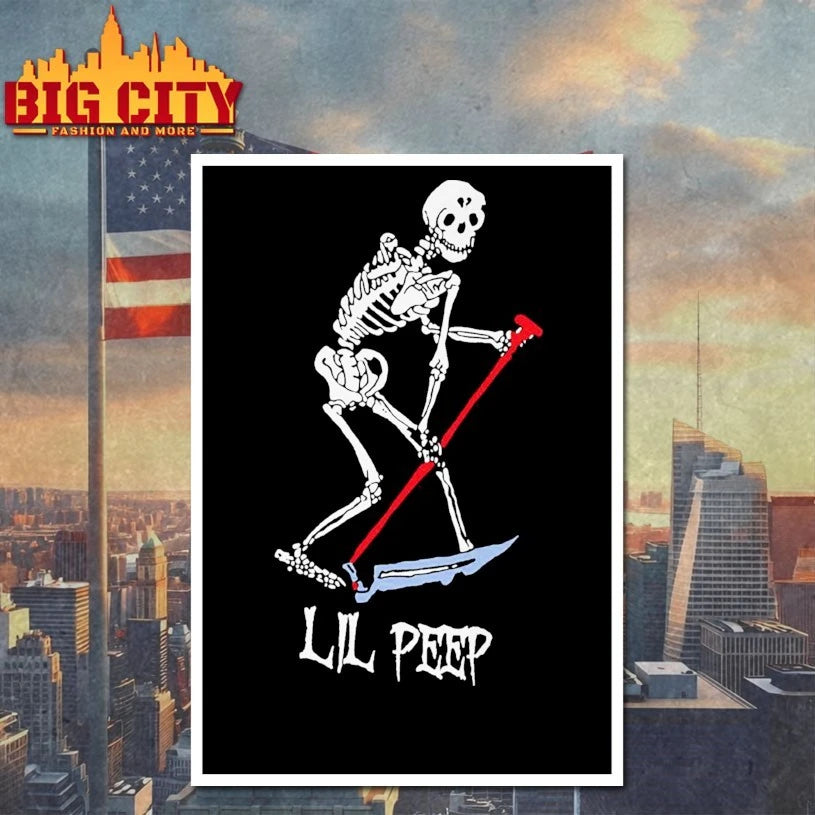 Lil Peep OG Skeleton Shirt