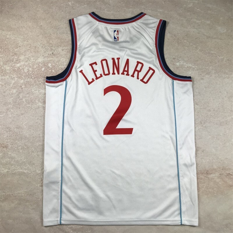 Los Angeles Clippers #2 Kawhi Leonard Hot Press Clippers 2 White s-xxl Style 1