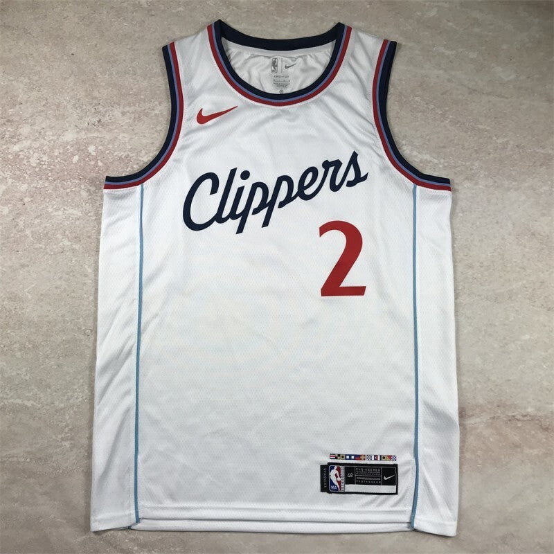 Los Angeles Clippers #2 Kawhi Leonard Hot Press Clippers 2 White s-xxl Style 2