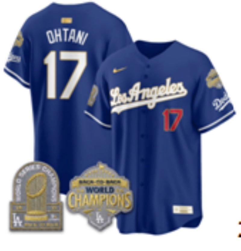Los Angeles Dodgers #17 Shohei Ohtani Dodgers English Special V2 Style 3
