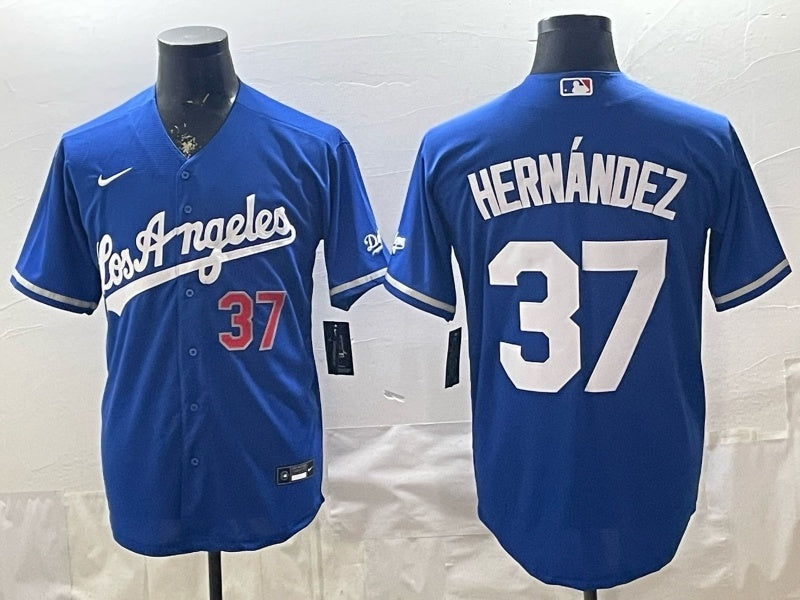 Los Angeles Dodgers #37 Teoscar Hernandez Dodgers Special Edition
