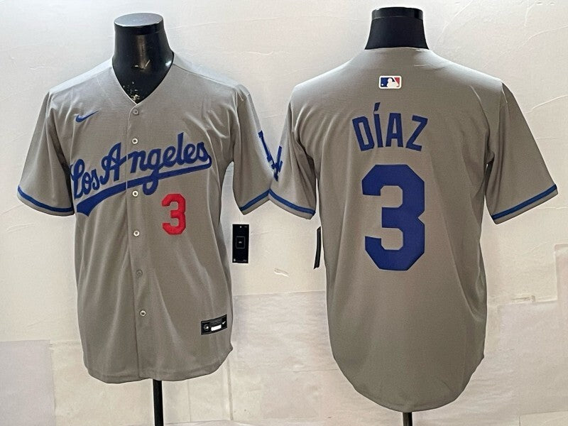 Los Angeles Dodgers #3 Diaz Dodgers Adult Style 1