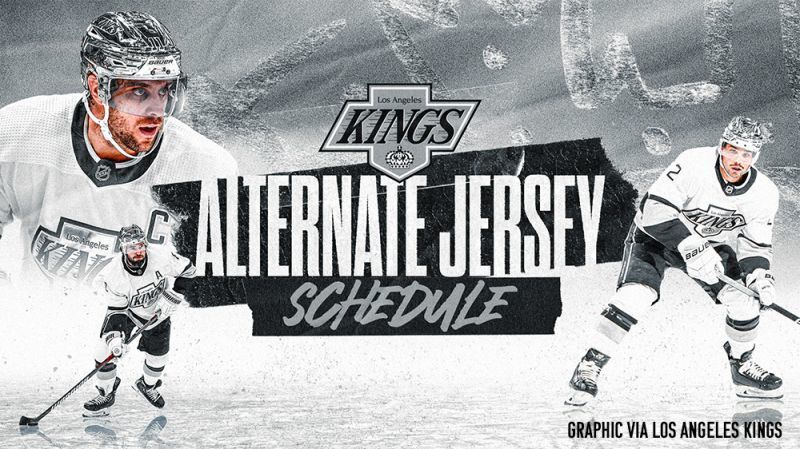 Los Angeles Kings alternate-uniform-schedule-2023-24
