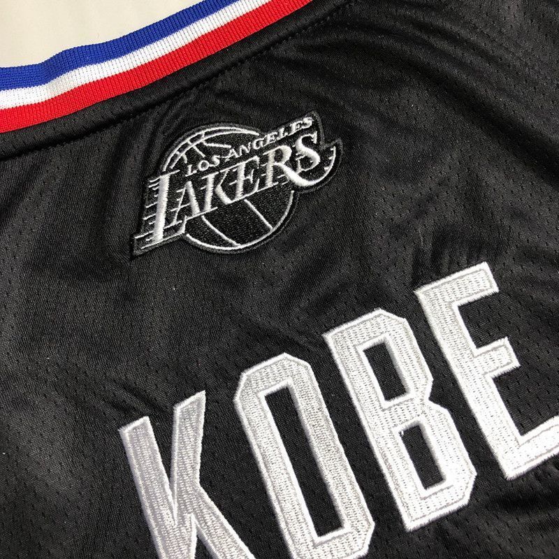 Los Angeles Lakers #24 Kobe Bryant Kobe 24 # 15 All-Star Black xs-xxl Style 4