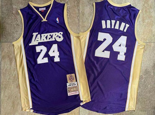 Los Angeles Lakers #24 Kobe Bryant Lakers 24 # Kobe 2020 Edition Purple Embroidered Jersey