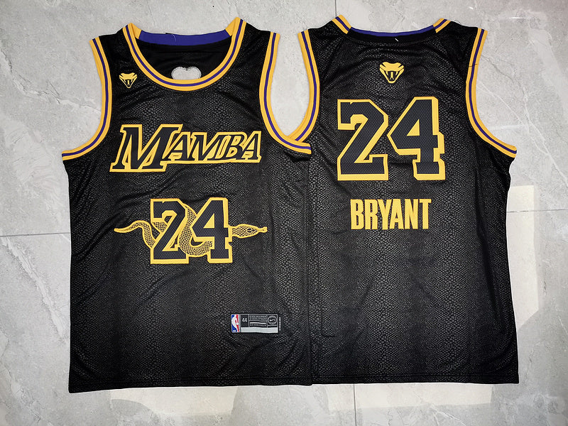 Los Angeles Lakers #24 Kobe Bryant Lakers #24 Kobe Black Black