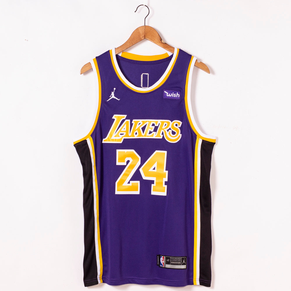 Los Angeles Lakers #24 Kobe Bryant New Lakers 24 # Purple 2021 Edition Style 2