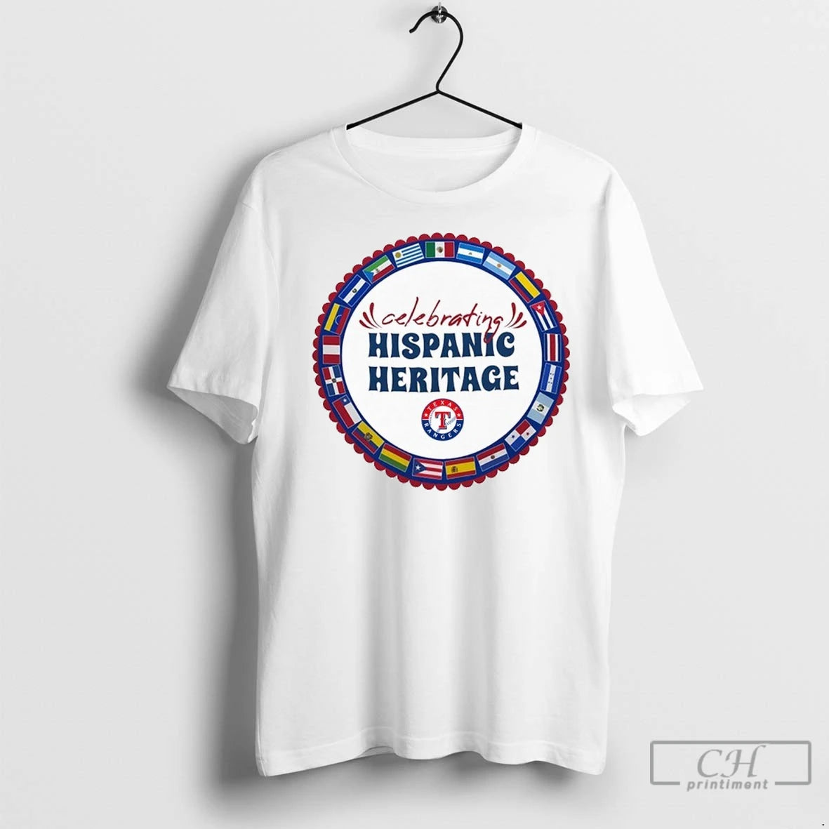 Mlb Texas Rangers Starter Celebrating Hispanic Heritage T Shirts