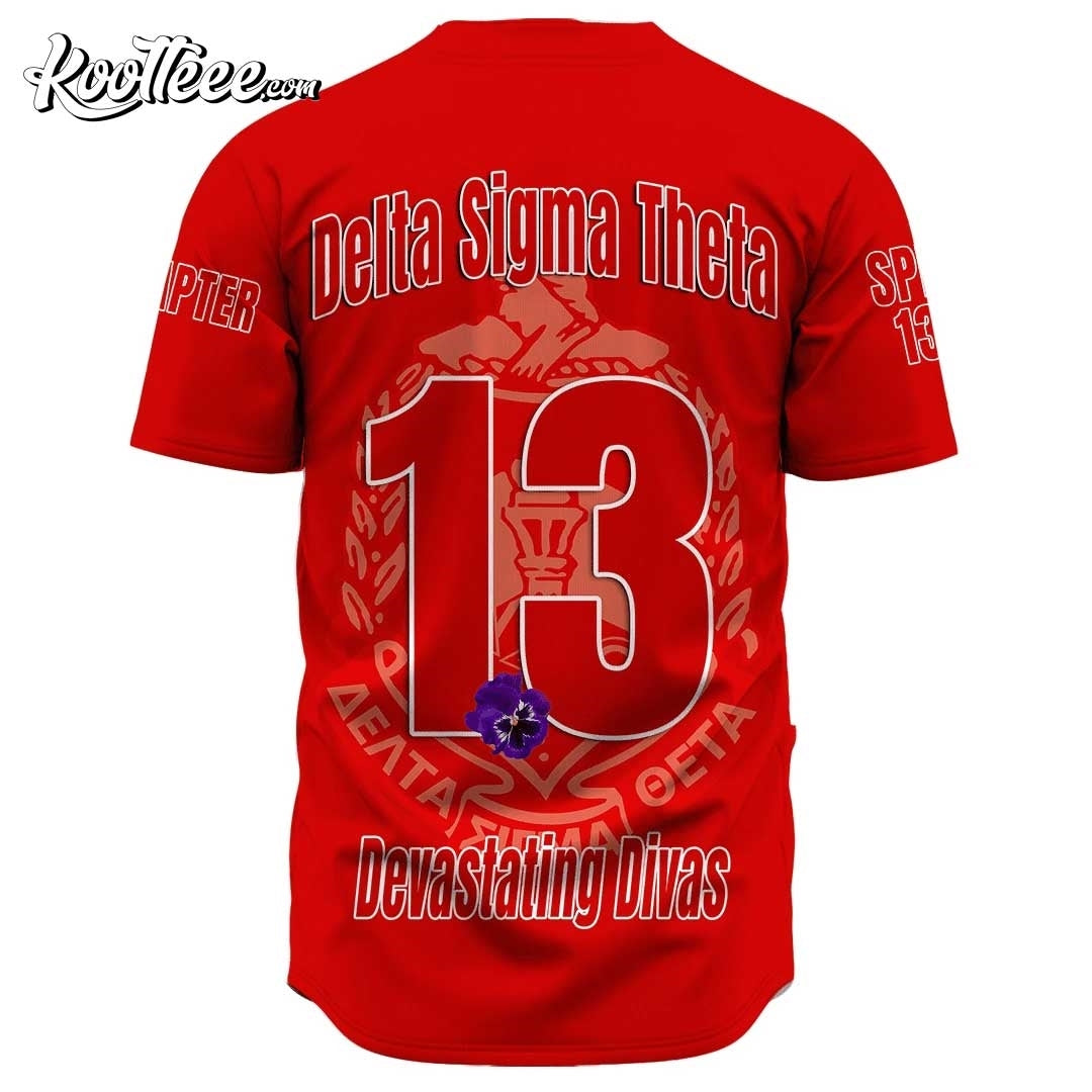 Madison Alumnae Chapter Delta Sigma Theta Baseball Jersey