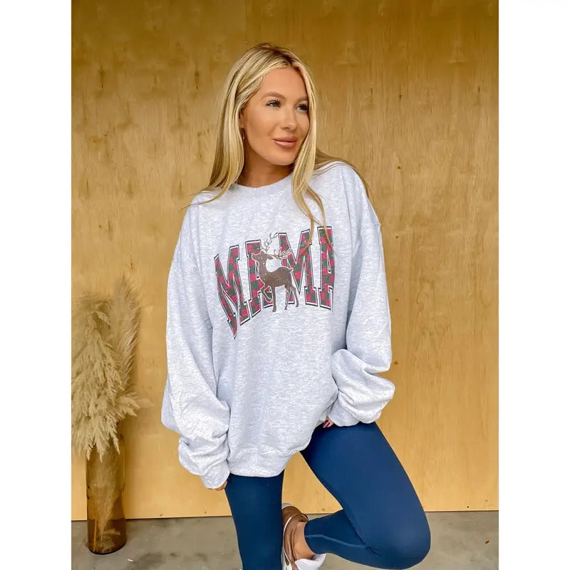 Mama Reindeer Graphic Top T-Shirts, Hoodie, Sweatshirt | WearSparks.com