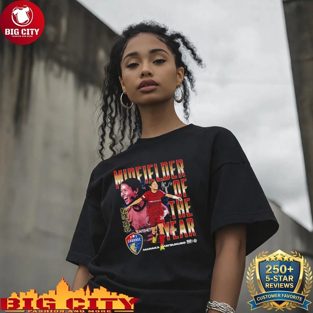 Manaka Matsukubo North Carolina Courage 2025 Midfielder Of The Year signature shirt