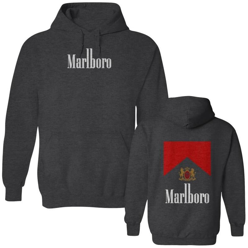Marlboro Double Sided Hoodies, Vintage 90s Marlboro Cowboy Double sided Double Sided T-shirt, sweater and Hoodie Sweatshirt