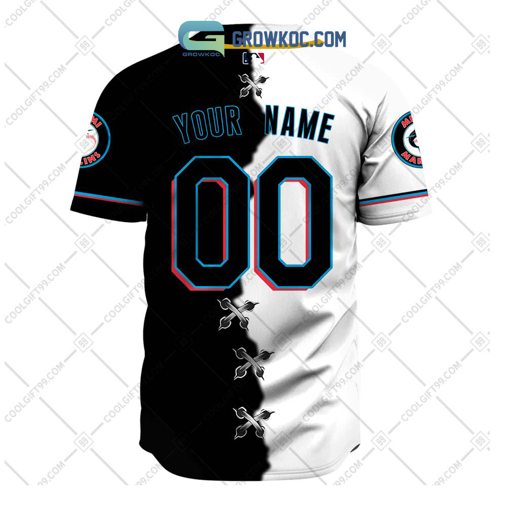 Miami Marlins MLB Personalized Mix Baseball Jersey