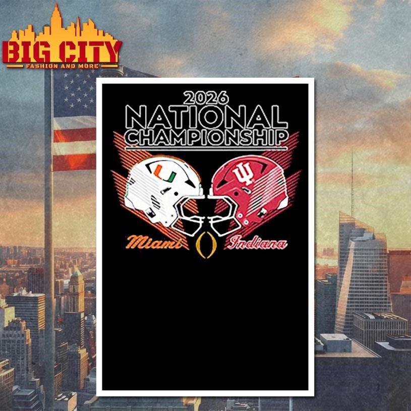 Miami Vs Indiana CFP National Championship 2026 Shirt