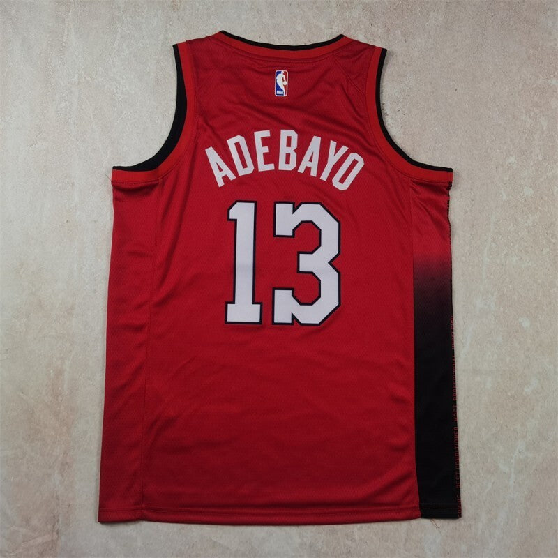 Miami Heat #13 Bam Adebayo Hot Press Heat Style 1