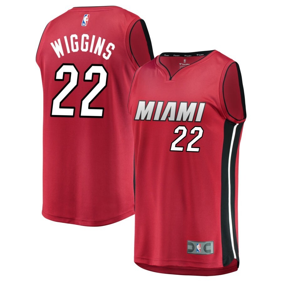 Miami Heat #22 Andrew Wiggins Red - Statement Edition